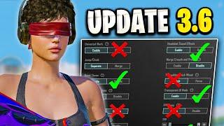 New Update 3.6 Best Settings & Sensitivity to Improve Headshots and Hip-Fire  | PUBG MOBILE / BGMI