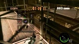 Resident Evil 5 Mercenaries   Jill BSAA Missile area (PaulDeHARD)