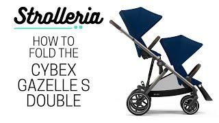 Cybex Gazelle S Stroller Tutorial: How To Fold With Two Seats Attached