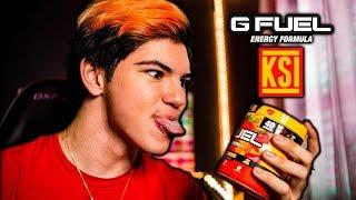 KSI GFUEL FLAVOR UNBOXING / REVIEW (Strawberry Banana)