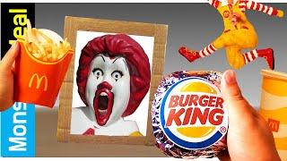 What if I eat Burger King instead of McDonald's Burger? What is Ronald's reaction? [fictional video]