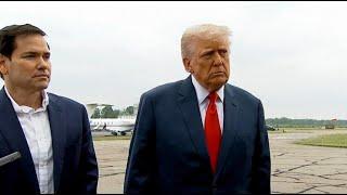 President Trump on Los Angeles protests over ICE raids
