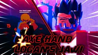 Defeating axe-hand Logan and getting the metal jaw! - Grand Piece Online