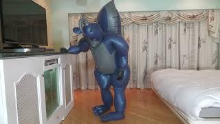 inflatable latex rubber animal skunk full suit series.1 ep.4