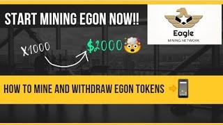 1 token = $2 Eagle mining network, mine and withdraw free tokens, eagle mining network withdrawal