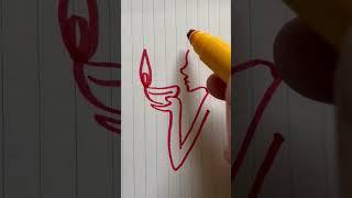 Draw a Deepak #art #drawing #outline #shorts