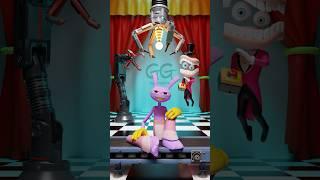 BAD LASER! Making Jax, Pomni, Ragatha from plush and Caine reaction! #tadc #jax #pomni #animation