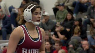 Northridge High girls wrestling star