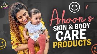 Arhaan's Real Skin & Body Care Products | Unboxing Baby Care Products | Sameera Sherief