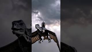 Godzilla vs Pterodactyl: Sky Battle Through Storm Clouds & Lightning! ️