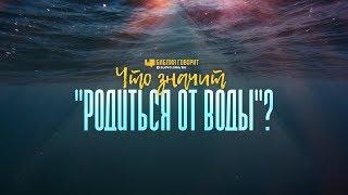 Что значит «родиться от воды»? | "Библия говорит" | 918