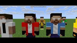 all my herobrine friends (MINECRAFT ANIMATION)