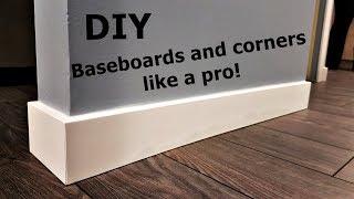 How to install baseboard and corners like a pro