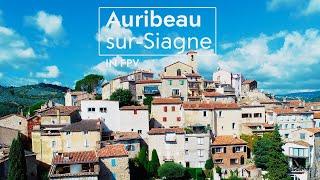 Village d'Auribeau-sur-Siagne en immersion Drone FPV