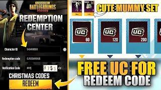 DECEMBER UPDATEREDEEM CODES OF PUBG || WORKING AND WITH PROOF || TODAY