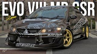 GT7 | '04 Mitsubishi Lancer Evolution VIII MR GSR | Gran Turismo 7 Car Review | Mitsubishi Evo 8