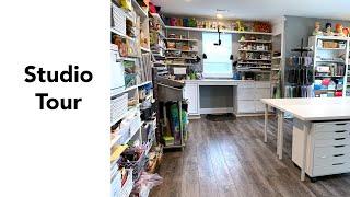 Art Studio Tour & Organization Ideas