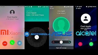 Ringtones Mix Alcatel vs ASUS vs Motorola vs Xiaomi screen recording calls / Incoming Calls