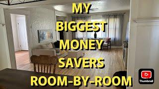 THESE ITEMS IN EACH ROOM SAVE ME THE MOST MONEY