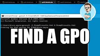 The Server Room Clips - Find Specific GPO Settings!