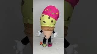 Adult Inflatable Ice Cream Mascot Costume for Brands Custom Character Blow Up Suit