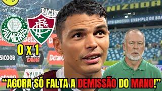 APÓS VITÓRIA DO FLUMINENSE! THIAGO SILVA FAZ DURAS CRITICAS E PEDE A DEMISSÃO DE MANO MENEZES!