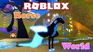 ROBLOX HORSE WORLD MAJOR UPDATE WITH NEON MERMAID AQUA HORSE WITH WINGS! + WEIRD ROLEPLAY STORIES