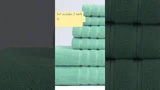 Introducing the Zish Turkish Cotton Towel Set! #amazon #turkishtowel   #towels #onlineshopping