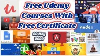 Get Paid Udemy Courses For Free With Free Certificate- Lifetime Access l 20 May 2020