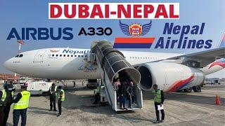 TRIP REPORT|Nepal Airlines|Dubai-Kathmandu|A330-200