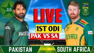 LIVE PAKISTAN vs SOUTH AFRICA 1ST ODI 2024 | live pak vs sa 1st odi today | pak vs sa