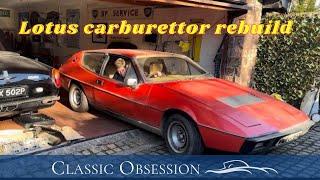 Lotus Elite Restoration | Dellorto DHLA Carb Rebuild | Classic Obsession | Episode 24