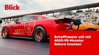 Nissan GT-R - Schaffhauser will mit 4000-PS-Monster Rekord knacken