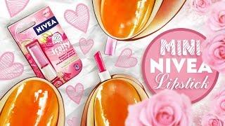 Realistic Miniature NIVEA Lipstick Fruity Shine Tutorial! | DollHouse DIY 