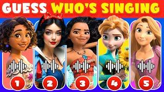 Guess the Disney Character by Their Voice | Disney Singing Challenge