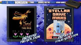 Sentinel & Elite on Atari 2600 (3D POCs) plus EXCLUSIVES Jatai: The Bee & Stellar Drive Mars