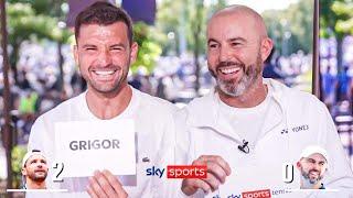 Absolutely BRUTAL first question!  | Grigor Dimitrov vs Jamie Delgado quiz