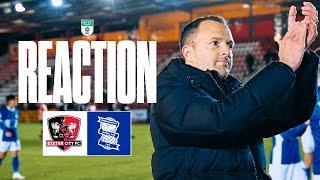 REACTION | Chris Davies | Exeter City 1-2 Birmingham City | Vertu Trophy