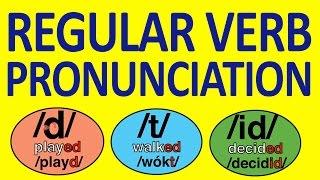 REGULAR VERBS PRONUNCIATION  (23 06 2013)