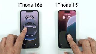 iPhone 16e vs iPhone 15 - SPEED TEST