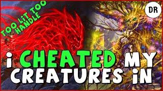 ALL THE COOL PEOPLE ARE DOING IT!! Gruul Transmogrify Nyxbloom Ancient Combo Deck Guide MTG Arena