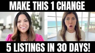 Brand NEW Realtor Gets 5 Listings in Her FIRST 30 Days!