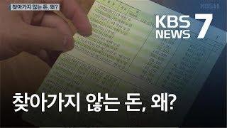 잠자는 출자금·배당금 3천억 원…“모르고 복잡해서” / KBS뉴스(News)