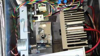 CNC laser galvo scanner head test