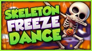 Skeleton Freeze Dance!  Halloween Brain Break  Danny Go Noodle  Just Dance