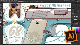 KIMBER America Template Designs For Laser Engraving Firearms by Fragout Firearms