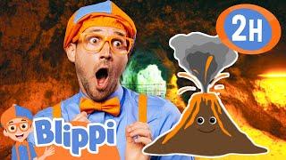 Blippi's Volcano Adventure | BEST OF BLIPPI TOYS | Educational Videos for Kids