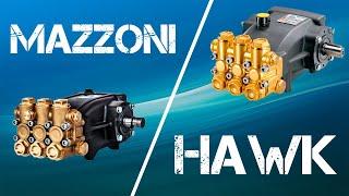 Сравнение насосов Hawk NMT 1520 и Mazzoni MMD 1525