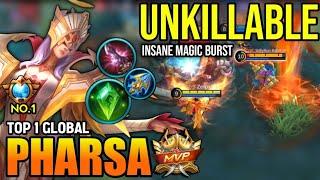 PHARSA BEST BUILD 2023 | TOP 1 GLOBAL PHARSA GAMEPLAY | MOBILE LEGENDS