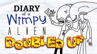 Diary of a Wimpy Alien 12 DOUBLED UP (Wimpy Kid / Alien / Predator Parody)